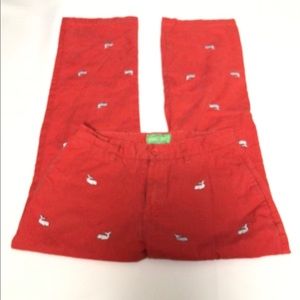 Castaway Kids Embroidered Pants Size:12